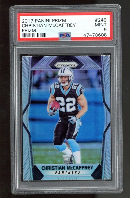 Christian McCaffrey 2017 Panini Prizm Silver