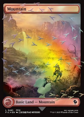 Mountain-Final Fantasy Commander-Chocobo Track Foil-481-NM