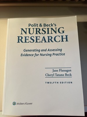 Nursing Research Generating and Assessing Evidence For Nursing Practice 12th ed.