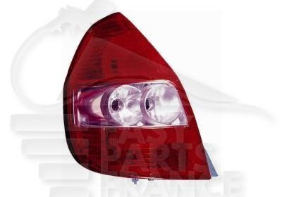 Feu arrière gauche pour Honda Jazz modèles 2002 à 2004