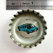 Opel Kadett Aero Supercar Crown Cap Bottle Cap Coca Cola Vintage Japan