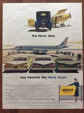 midcentury advertising LIFE PAdvertisement 828 HARTZ Hertz car car midcentury
