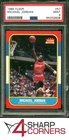 1986 FLEER #57 MICHAEL JORDAN RC BULLS HOF 4SC ELITE PSA 9
