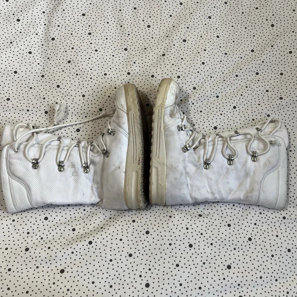 Botas de invierno vintage Y2k DC para mujer 7,5 blancas botas de nieve chalet de invierno modelo 2 Foto 4 de 4