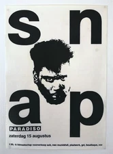 SNAP – ORIGINAL CONCERT POSTER – VERY RARE – PARADISO – POSTER - 1992