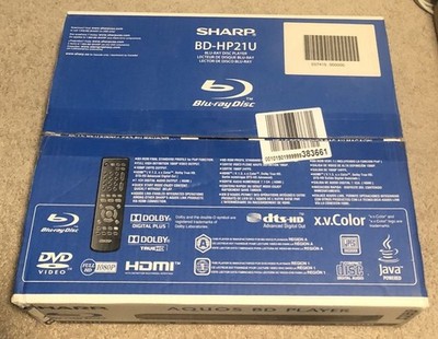 New open box ! Sharp BD-HP21U Blue-ray Disc player