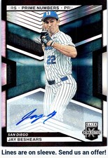 2023 Panini Elite Extra Edition Jay Beshears Signatures Prime Numbers A #/200