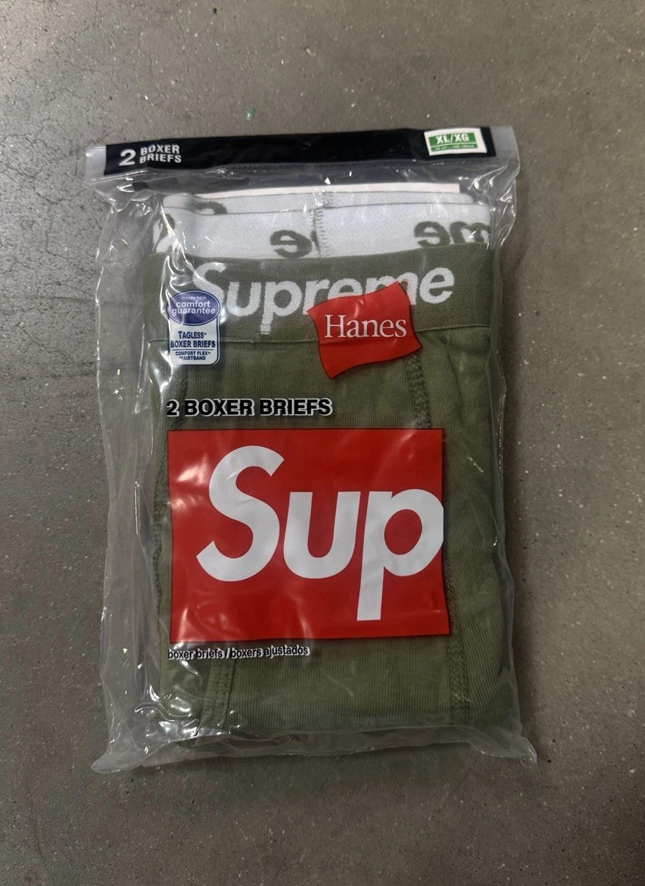 Boxer slip vert suprême Hanes taille XLARGE