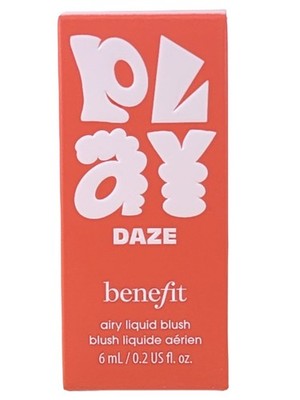 Benefit Play Daze Airy Liquid Blush CHILI 6mL Full Size NIB Fast Shipping