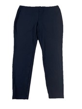 Chico's Women s Pull On Stretch Waist Cropped Pants Size 1 Black