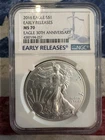 American Eagle 2016 $1 Silver Dollar NGC MS70 Early Releases 30th Anniversary