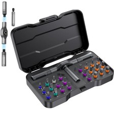 25pcs 24 In 1 Multifunction Screwdriver Head Set Household Repair Ratchet Wrench