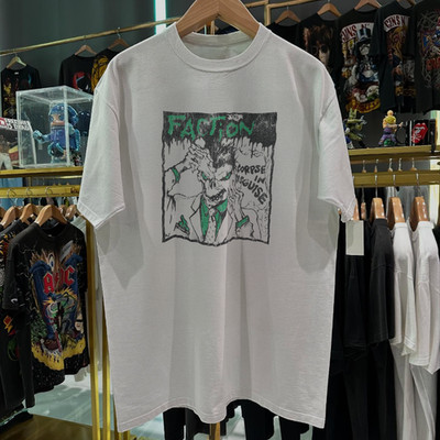 1984 The Faction 'Corpse In Disguise' Aged T-Shirt White M