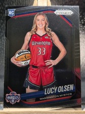 LUCY OLSEN RC 2025 Panini WNBA Prizm #145 ROOKIE CARD Washington Mystics 