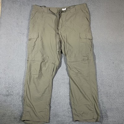 Columbia Titanium Ridge Utility Convertible Hiking Pants Mens XL Khaki Omni-Dry