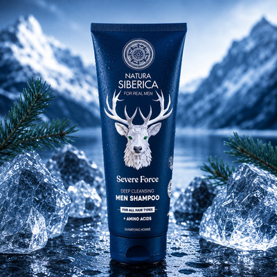 Natura Siberica For Men Deep Cleansing Shampoo For All Hair Types 200ml Birch