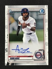 2020 Bowman Draft #CDA-ASO Alerick Soularie Chrome Draft Pick Autograph