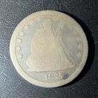 1875 Seated Liberty Quarter 25C Silver .900 Business Strike Philadelphia