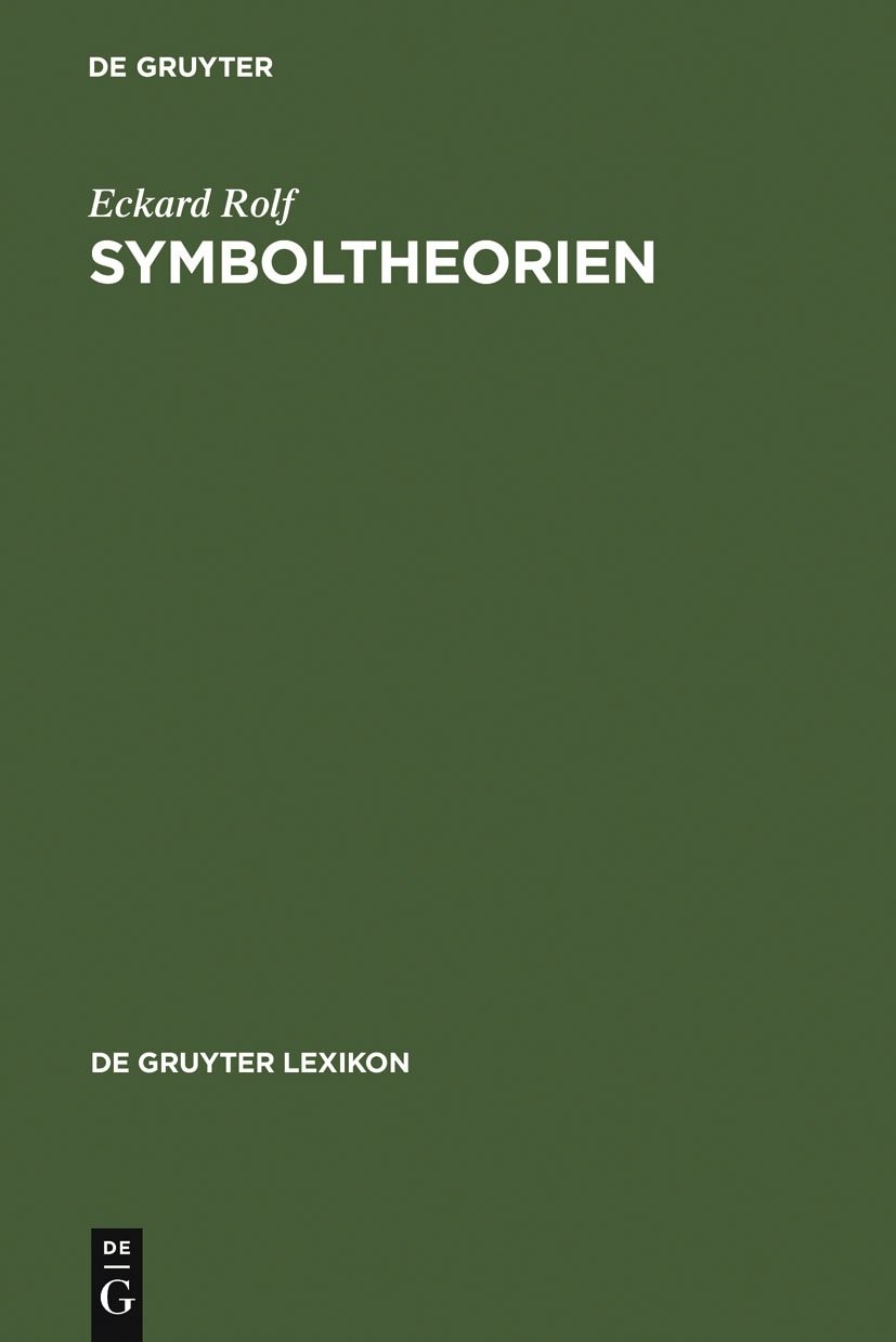 Symboltheorien (de Gruyter Lexikon) (German Edition) (Hardback)