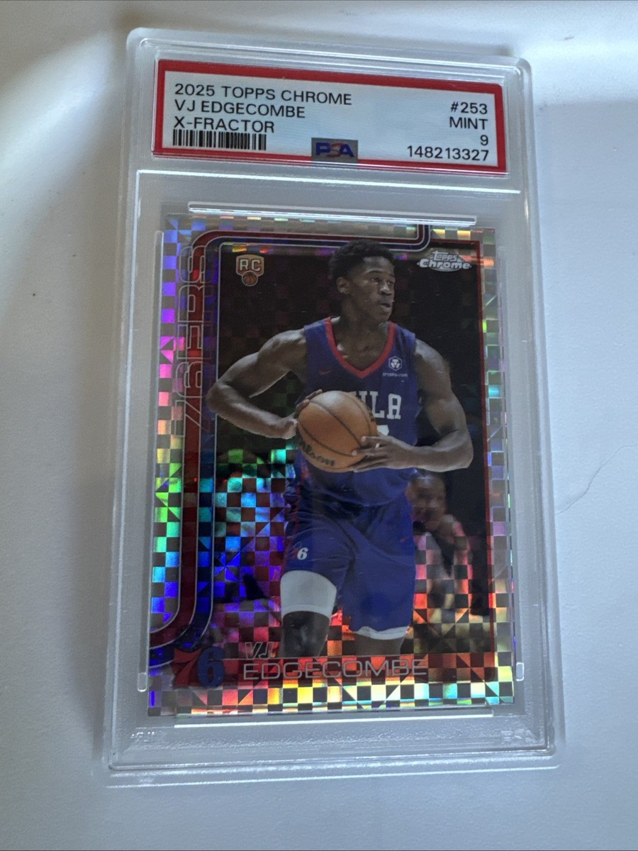2025-26 Topps Chrome - VJ Edgecombe #253 X-Fractor (RC) for sale