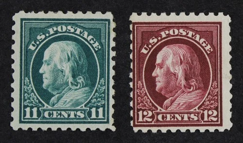 CKStamps: US Stamps Collection Scott#434 435 Franklin Mint H OG