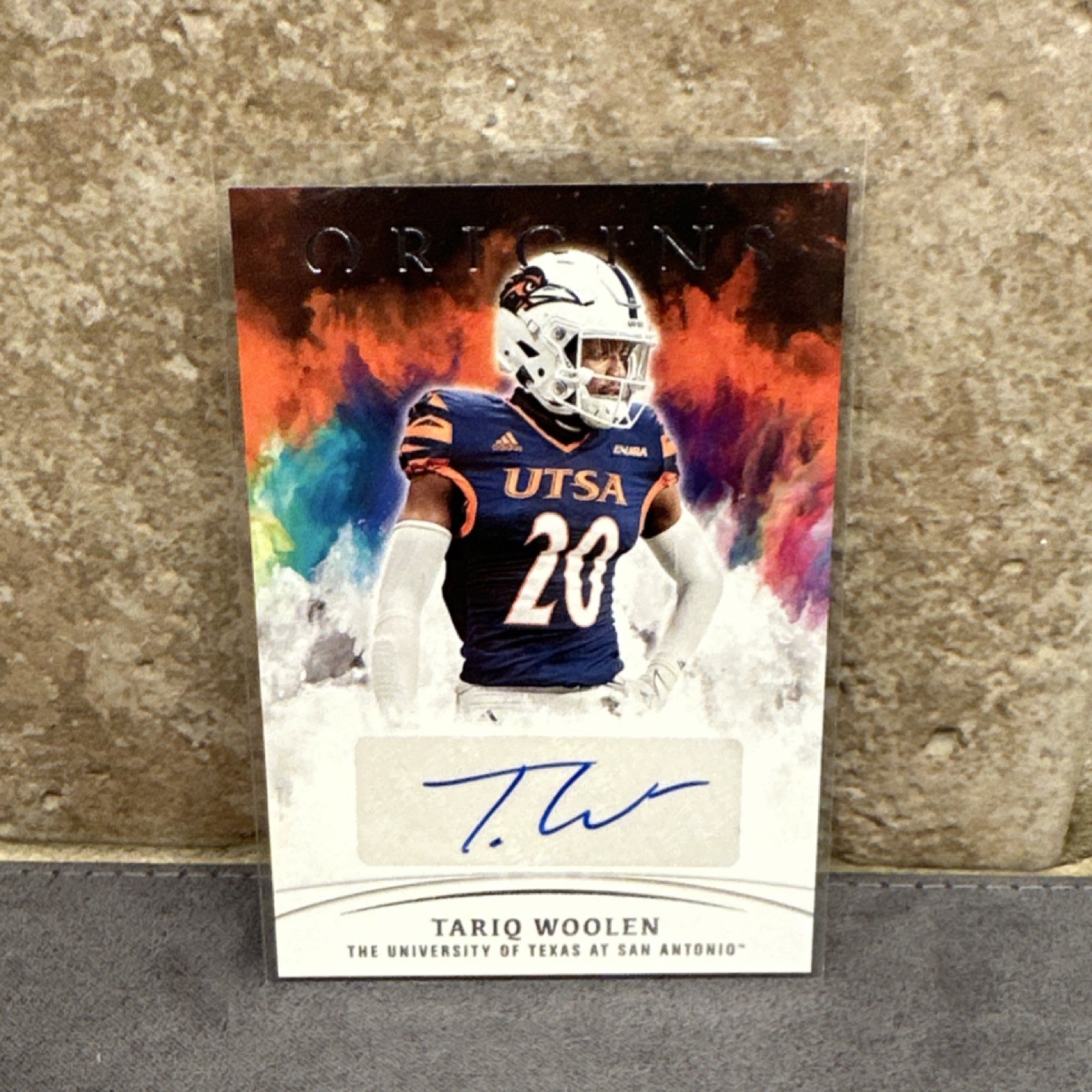 Tariq Woolen Panini Chronicles Draft Picks Origins Rookie Autographs #OATWO Base