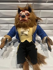 Vintage Beauty  The Beast Jumbo Disneyland Walt Disney World Beast 20"HTF Plush