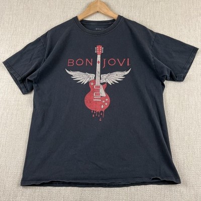 Bon Jovi Wanted Dead Or Alive Band T Shirt Mens Large L Offical Merchandise Rock