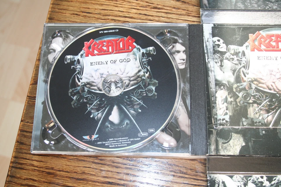 KREATOR-" ENEMY OF GOD" CD+DVD 1ST PRESS 2005 LIMITED EDITION DIGIPAK - Bild 3 von 4