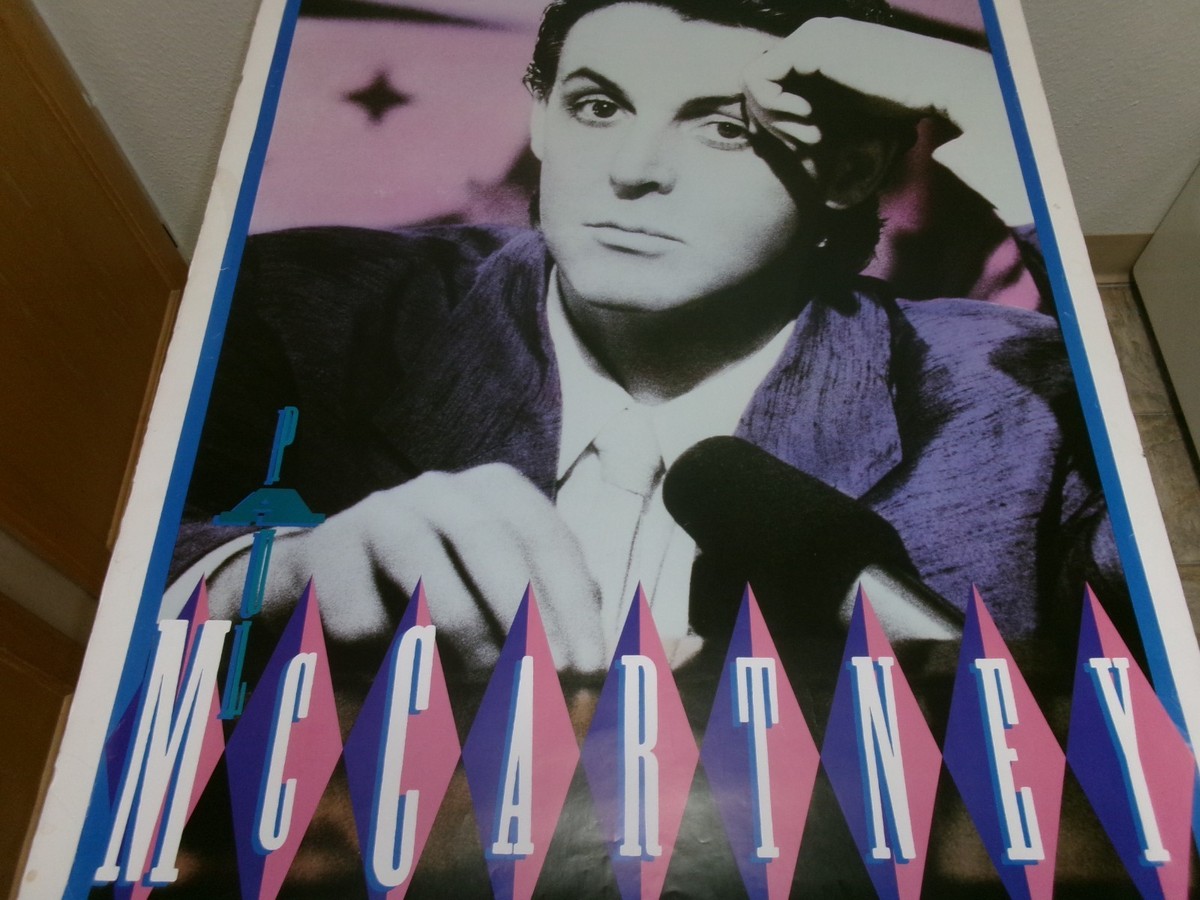 パ*ン様 【激レア】PAUL IS COOL - PAUL McCARTNEY Vintage Original Paul McCartney Full Color Promotional Poster