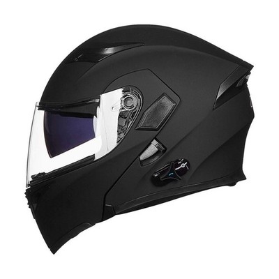 ILM Bluetooth Motorcycle Helmet Modular Flip up Full Face Dual Visor Mp3 Inte...