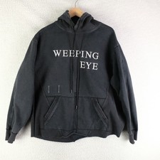 Reigning Champ Weeping Eye Hoodie Mens Medium Jide Osifeso Pullover Sweatshirt