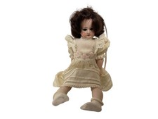 Alte Puppe Sammler Porzellankopf Puppe 34 cm....
