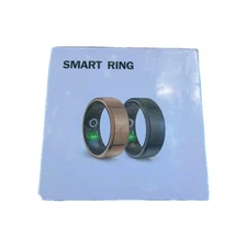 uiulighy Smart Ring Health Tracker for Men Women (Rose Gold, 10) 