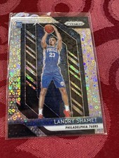 2018 Landry Shamet Rookie Card Disco Prizm 76ers NBA #199 RC. rookie card picture