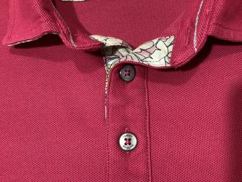 Tommy Bahama Polo Shirt Mens 2XL Pink IslandZone Supima Cotton Marlin Logo Golf - Picture 6 of 11