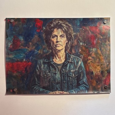 Stranger Things - Dr. Kay - Hand Painted Acrylic Picture - Fan Art Unique