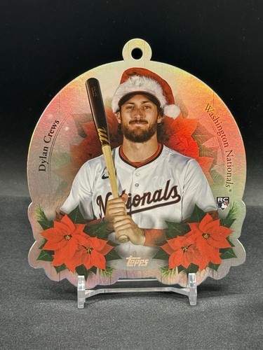 Dylan Crews #OO-8 2025 Topps Holiday Oversized Die-Cut Ornaments card