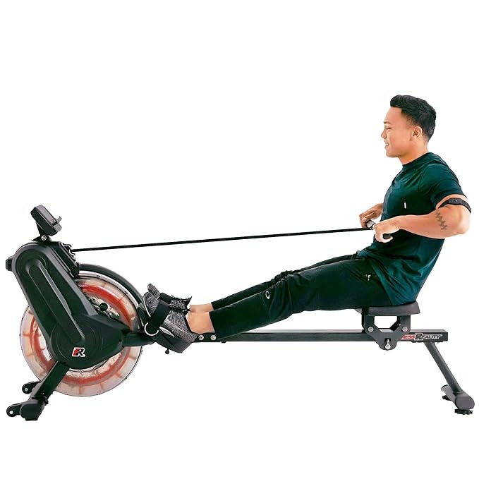 ‎FITNESS REALITY FITNESS REALITY WATER ROWING MACHINE BLUETOOTH - BLACK