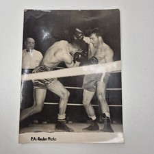 Orignal Press Association Photo Marcel Cerdan V Dick Turpin Boxing 1949 !!