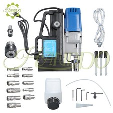 Magnetic Drill Press 3125 lbf/13900N Mag Force, 650 rpm Power, w/ 11 Drill Bits