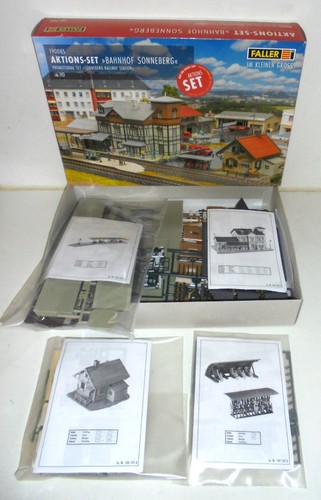 FALLER 190085 set promocional estación Sonneberg nuevo en embalaje original abierto escala H0 #FV# | Condition: Gebraucht