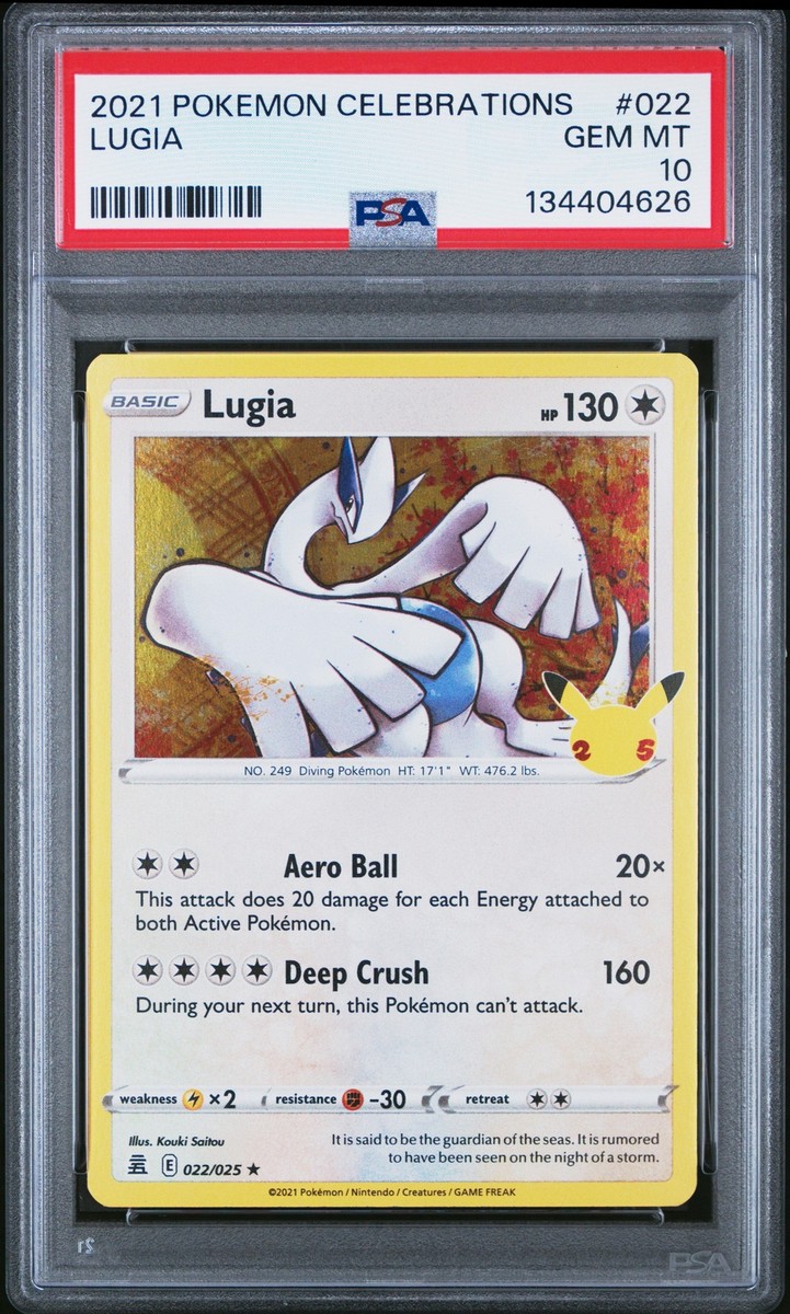 2021 POKEMON CELEBRATIONS #022 LUGIA PSA 10 | eBay