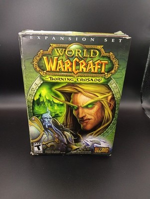 World of Warcraft Computer Game Blizzard PC Disc Burning Crusade UNOPENED BOX!