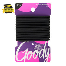 Ouchless Hair Elastics   No Pull, No Breakage, Tangle-Free Hold for Thick, Curly