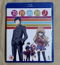 Toradora - The Complete Series 3 Disc Blu-Ray Region B UK Rare VGC