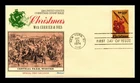 DR JIM STAMPS US COVER CHRISTMAS PERUSSIS ALTARPIECE FDC CURRIER IVES FLEETWOOD