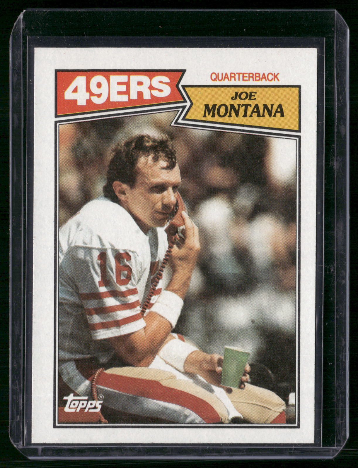 1987 Topps JOE MONTANA #112 San Francisco 49ers HOF NM
