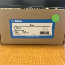Brand New: System Sensor SCRL ED Ceiling Strobe - Red