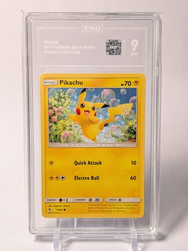 Pikachu graded TAG 9 for sale on eBay